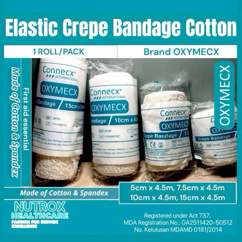 Crepe Bandage – Elastic Cotton & Spandex