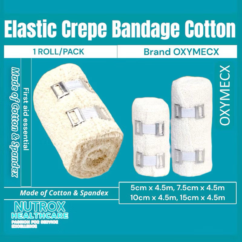 Crepe Bandage – Elastic Cotton & Spandex